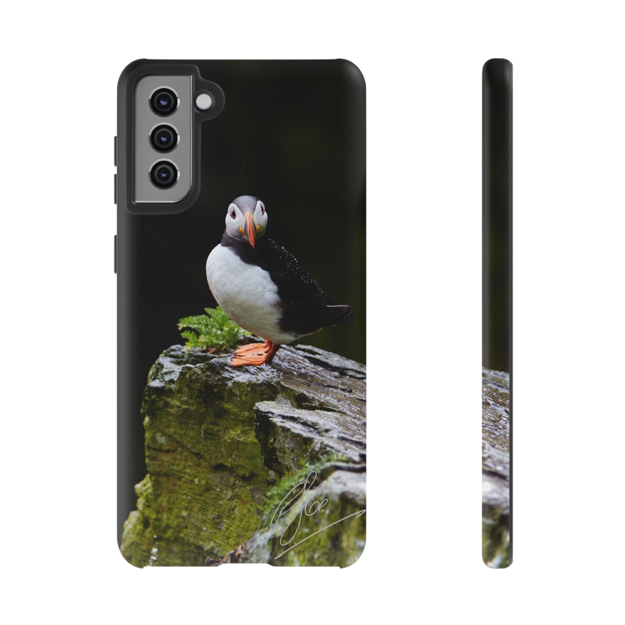 The Watchful Puffin - Android Phone Case