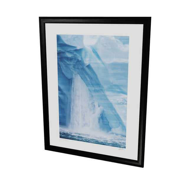 Waterfall, Brasvellbreen Ice Wall, Svalbard