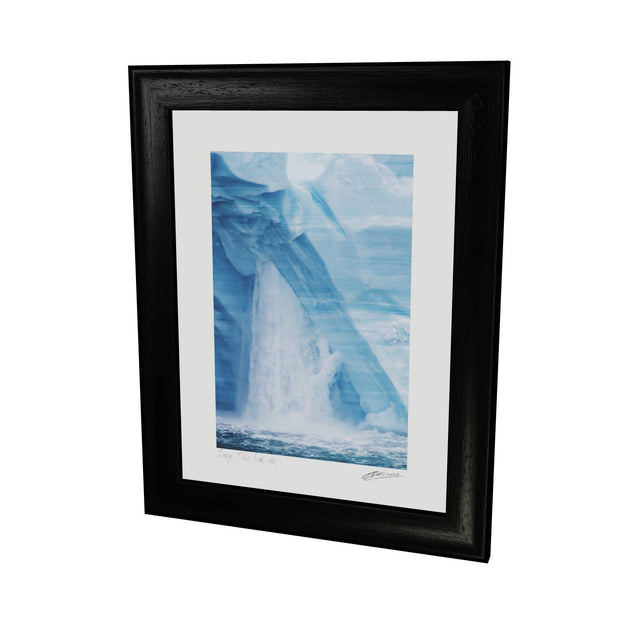 Waterfall, Brasvellbreen Ice Wall, Svalbard