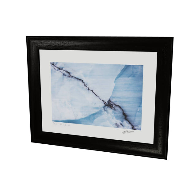 Ash Intrusion, Brasvellbreen Ice Wall, Svalbard
