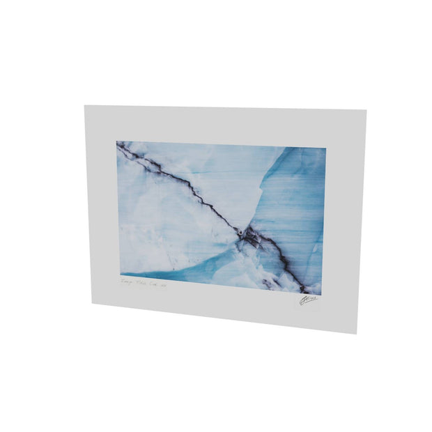 Ash Intrusion, Brasvellbreen Ice Wall, Svalbard