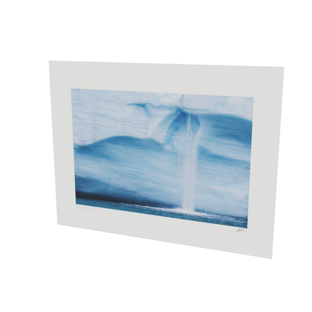 Meltwater Waterfall, Brasvellbreen Ice Wall, Svalbard