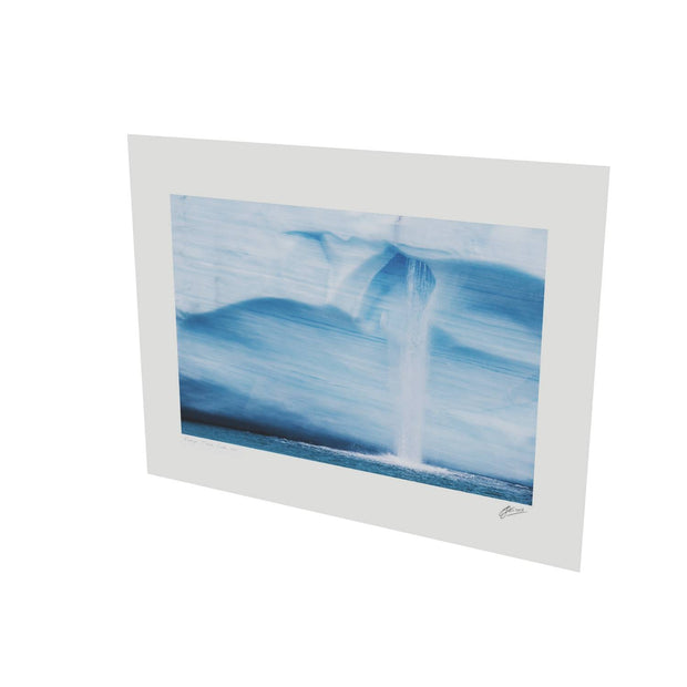 Meltwater Waterfall, Brasvellbreen Ice Wall, Svalbard