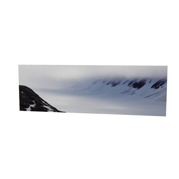 Snow-covered Glacier Pano, Svalbard