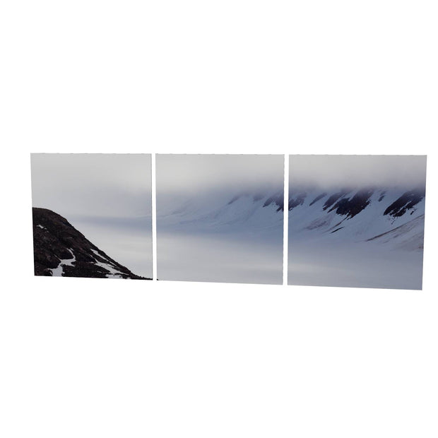 Snow-covered Glacier Pano, Svalbard