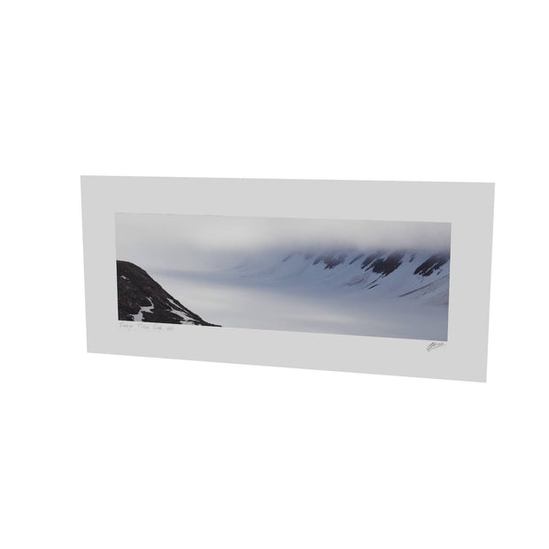 Snow-covered Glacier Pano, Svalbard