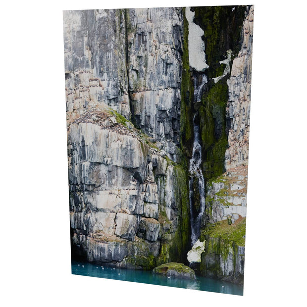 Alkefjellet Waterfall, Svalbard