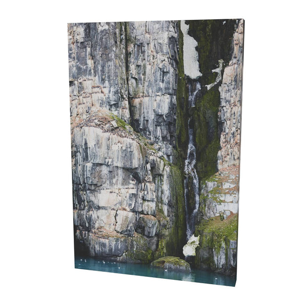 Alkefjellet Waterfall, Svalbard