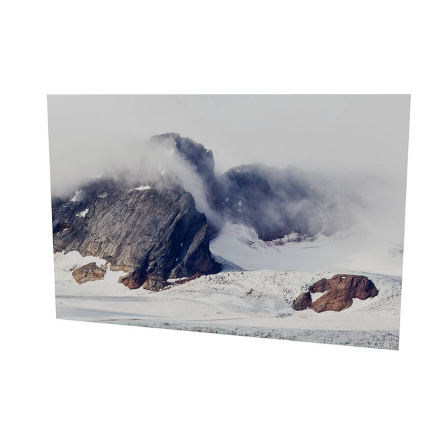 Mountain and Glacier in the Mist, Isbukta