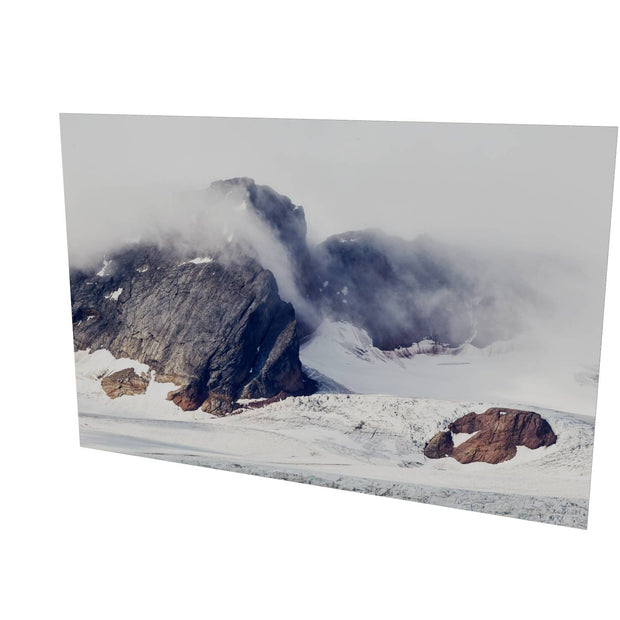 Mountain and Glacier in the Mist, Isbukta