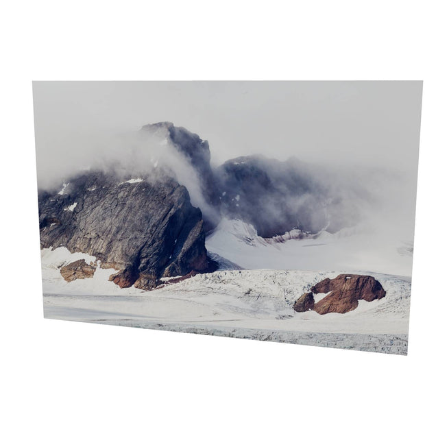 Mountain and Glacier in the Mist, Isbukta