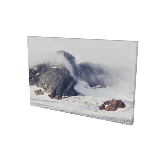Mountain and Glacier in the Mist, Isbukta
