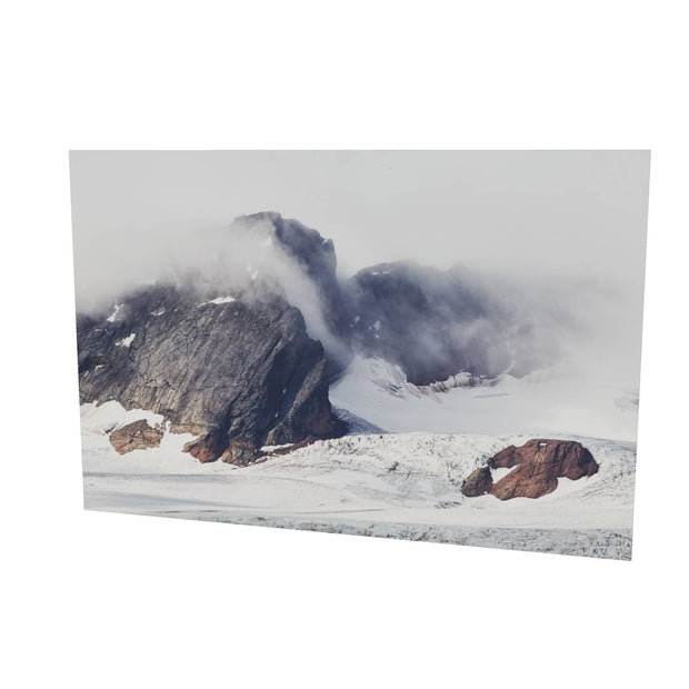 Mountain and Glacier in the Mist, Isbukta