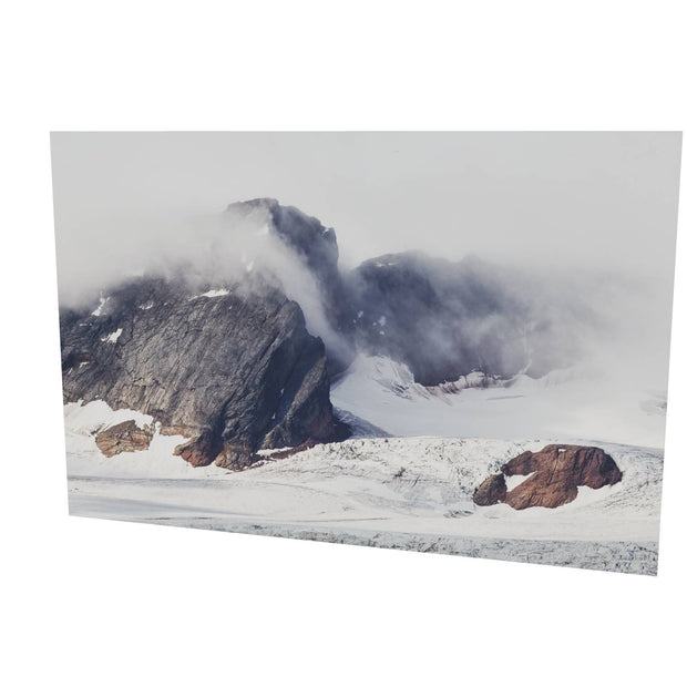 Mountain and Glacier in the Mist, Isbukta
