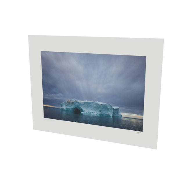 Iceberg and Squall, Greenland