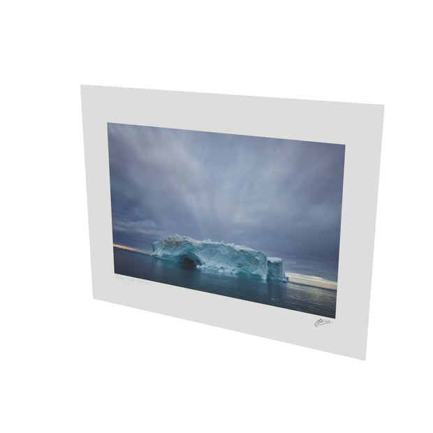 Iceberg and Squall, Greenland