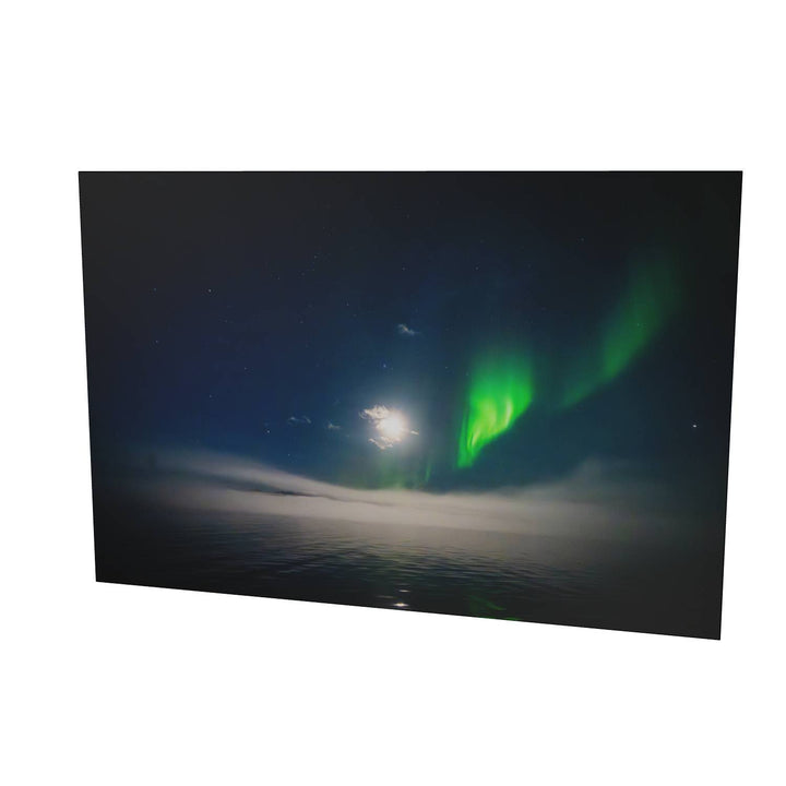 Aurora over Scoresby, Greenland — canvas print
