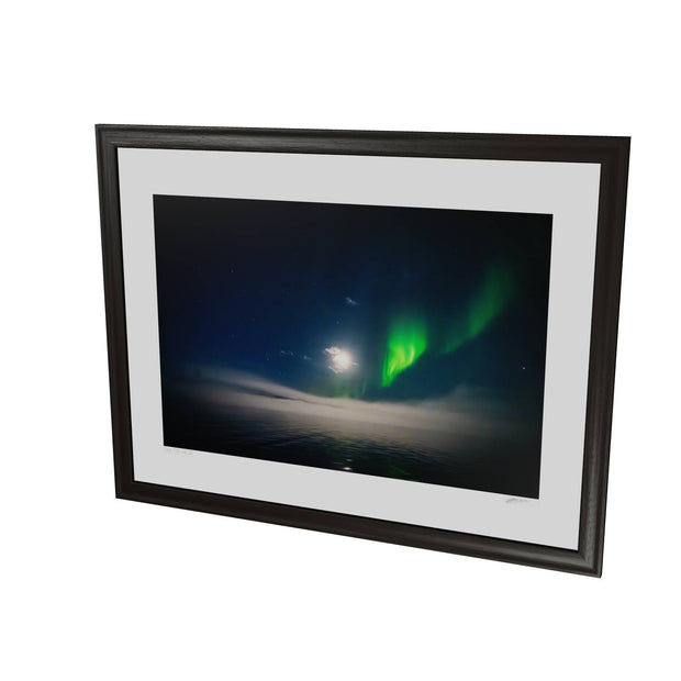 Aurora over Scoresby, Greenland