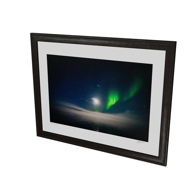 Aurora over Scoresby, Greenland
