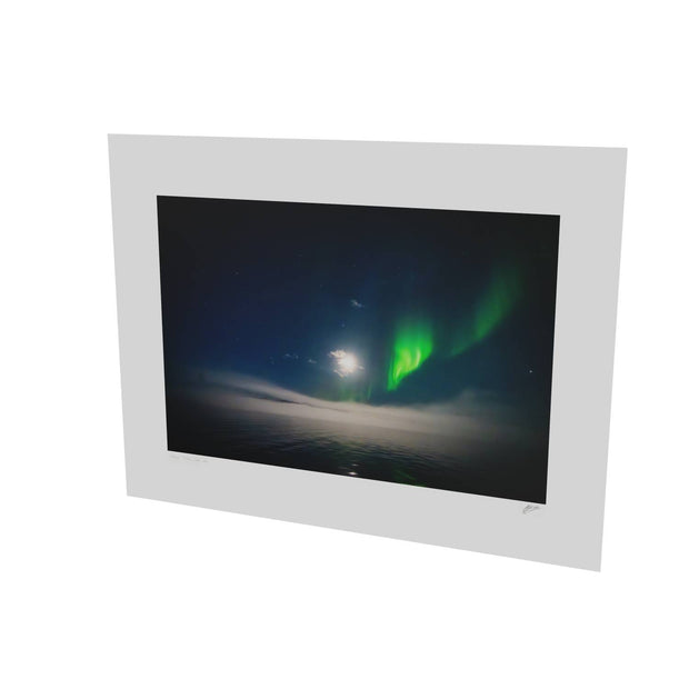 Aurora over Scoresby, Greenland