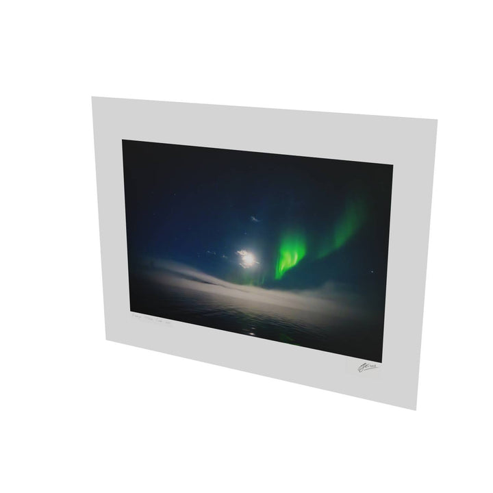 Aurora over Scoresby, Greenland — unframed fine art print