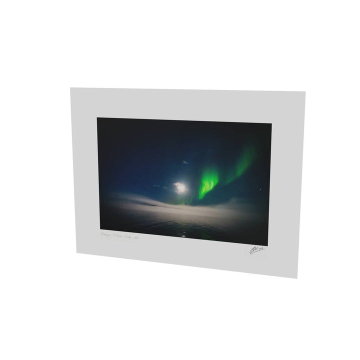 Aurora over Scoresby, Greenland — unframed fine art print