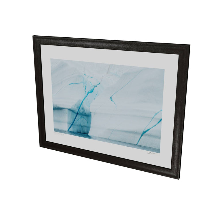 Glacial Veins, Scoresby Sound, Greenland — framed fine art print