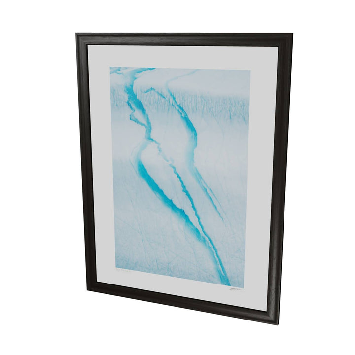 Glacial Veins II, Scoresby Sound, Greenland — framed fine art print