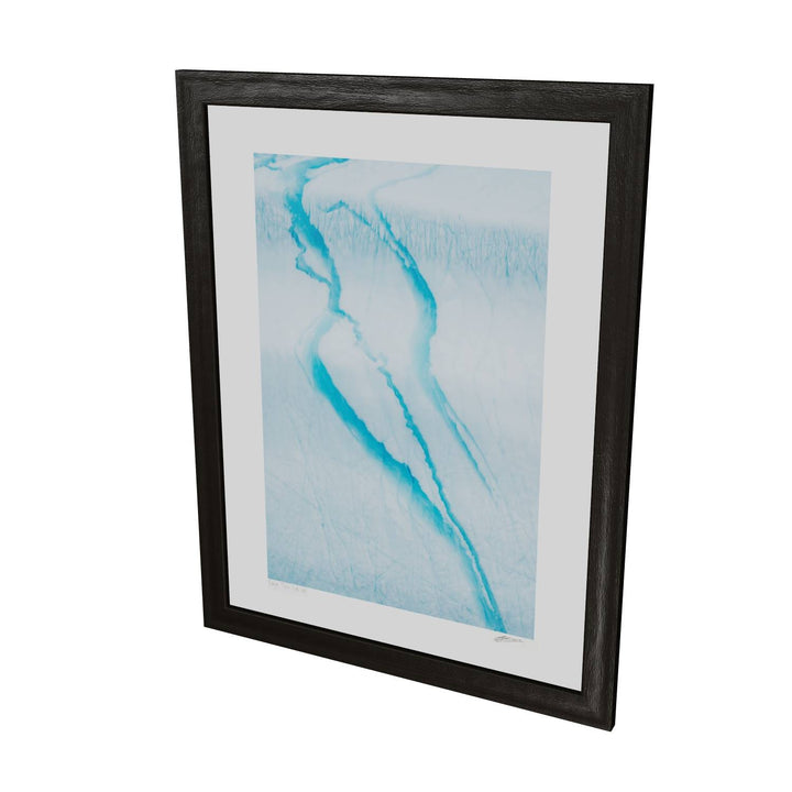 Glacial Veins II, Scoresby Sound, Greenland — framed fine art print