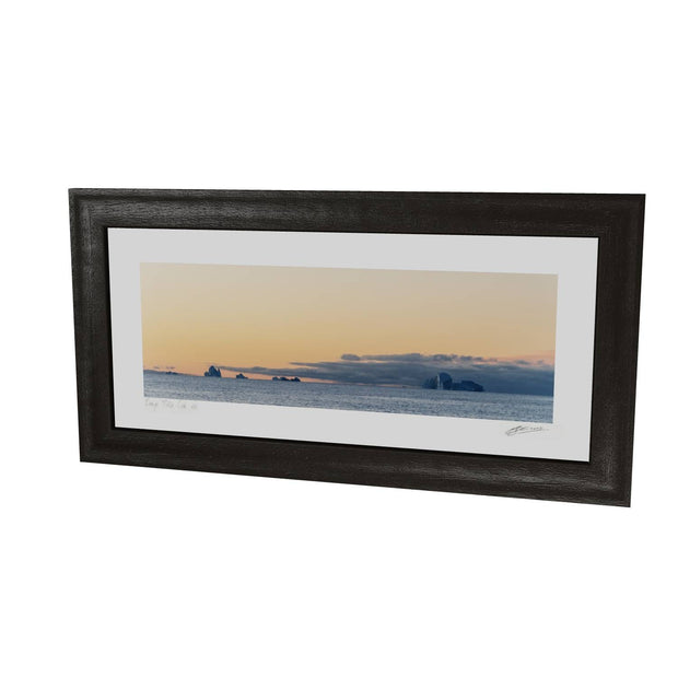 Icebergs at Dusk, Scoresby Sound, Greenland