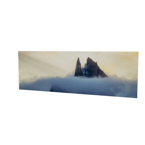 Peaks Above the Mist, Scoresby Sound, Greenland