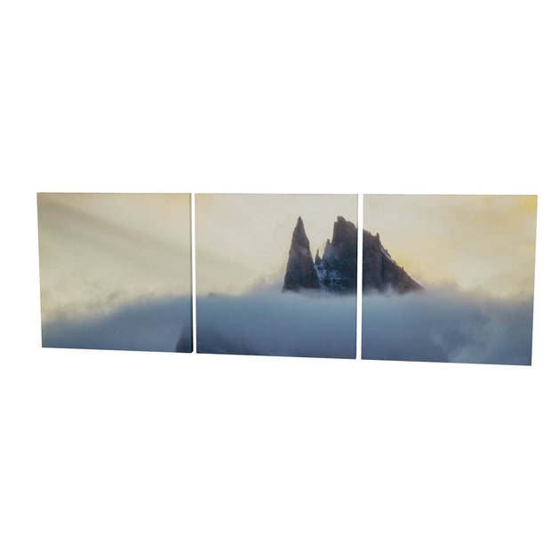 Peaks Above the Mist, Scoresby Sound, Greenland