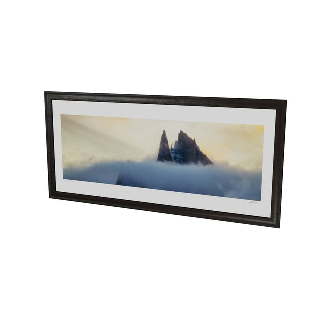 Peaks Above the Mist, Scoresby Sound, Greenland