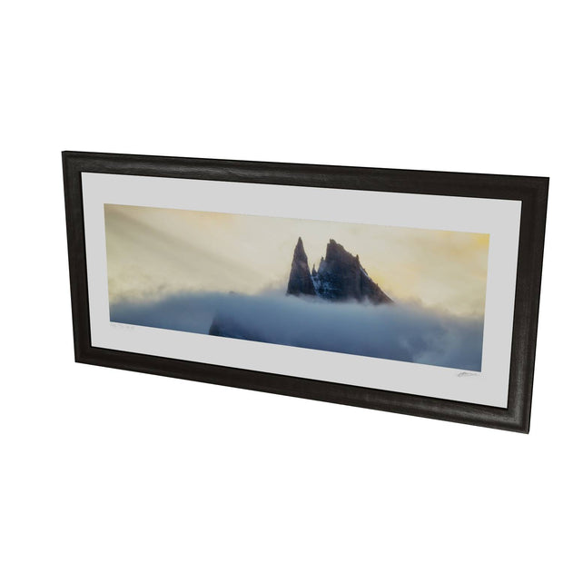 Peaks Above the Mist, Scoresby Sound, Greenland