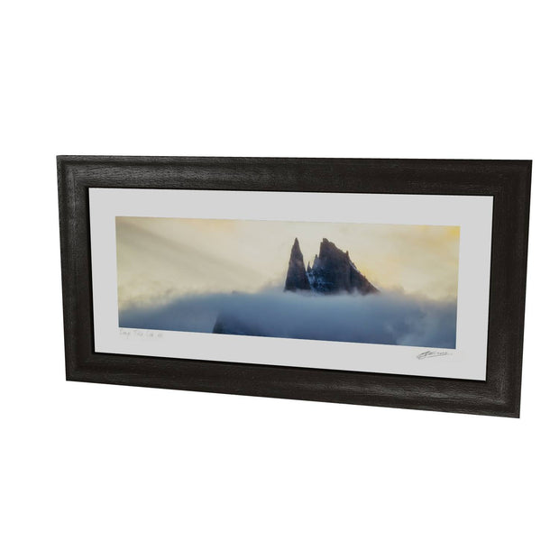 Peaks Above the Mist, Scoresby Sound, Greenland