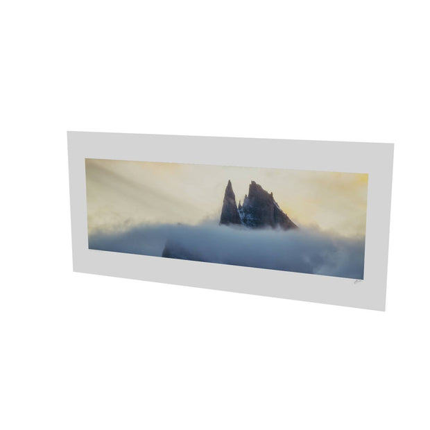 Peaks Above the Mist, Scoresby Sound, Greenland