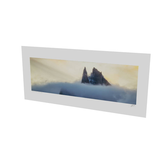 Peaks Above the Mist, Scoresby Sound, Greenland