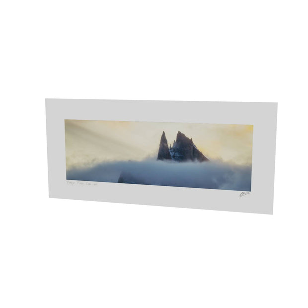 Peaks Above the Mist, Scoresby Sound, Greenland