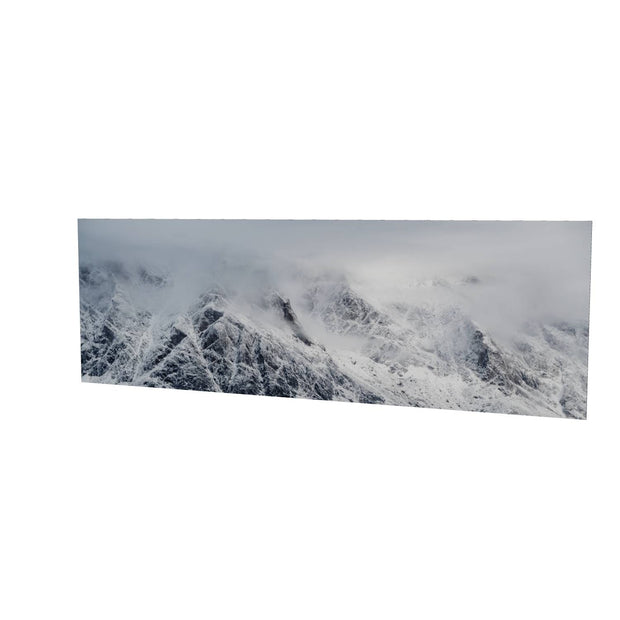 Arctic Peaks in Cloud, Scoresby Sound, Greenland