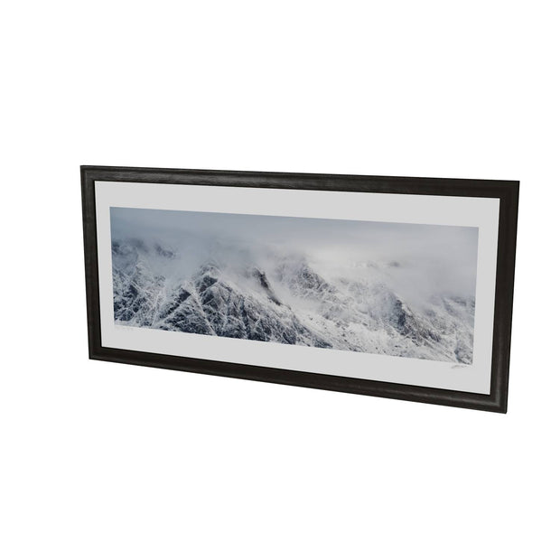 Arctic Peaks in Cloud, Scoresby Sound, Greenland