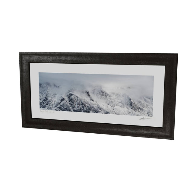 Arctic Peaks in Cloud, Scoresby Sound, Greenland