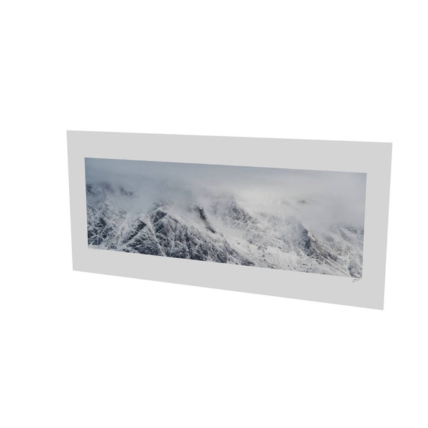 Arctic Peaks in Cloud, Scoresby Sound, Greenland