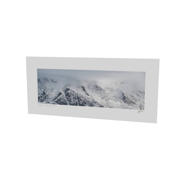 Arctic Peaks in Cloud, Scoresby Sound, Greenland