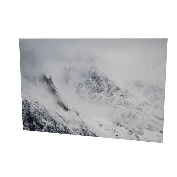 Arctic Peaks in Clearing Storm, Scoresby Sound, Greenland