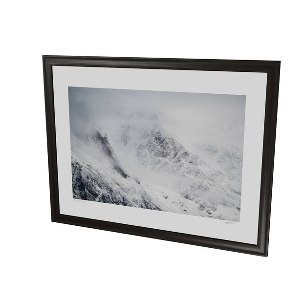 Arctic Peaks in Clearing Storm, Scoresby Sound, Greenland