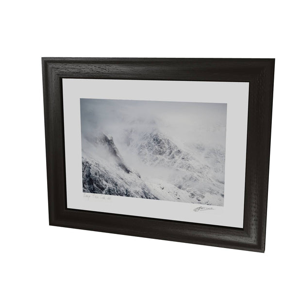 Arctic Peaks in Clearing Storm, Scoresby Sound, Greenland