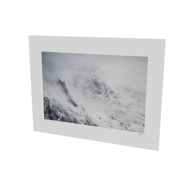 Arctic Peaks in Clearing Storm, Scoresby Sound, Greenland