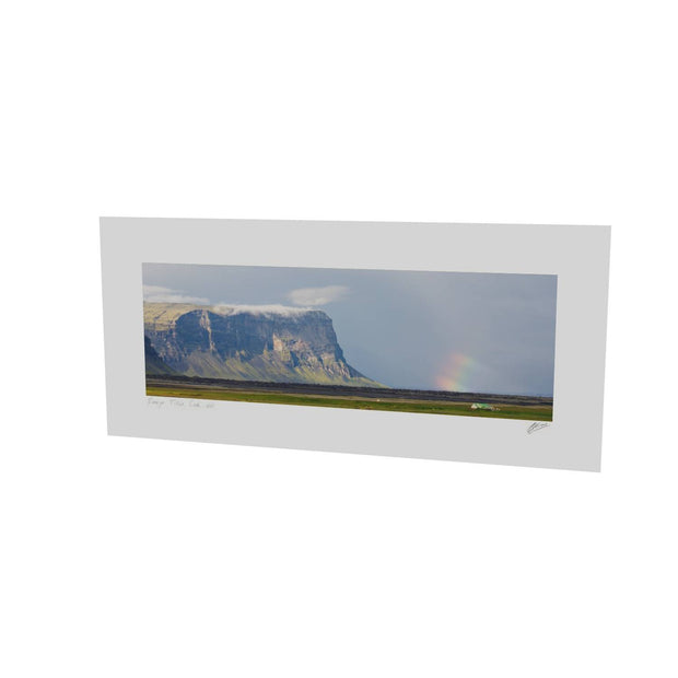 Lómagnúpur and Rainbow, Iceland