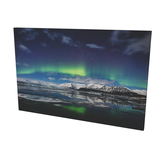 Aurora, Jökulsárlón Glacier Lagoon, Iceland