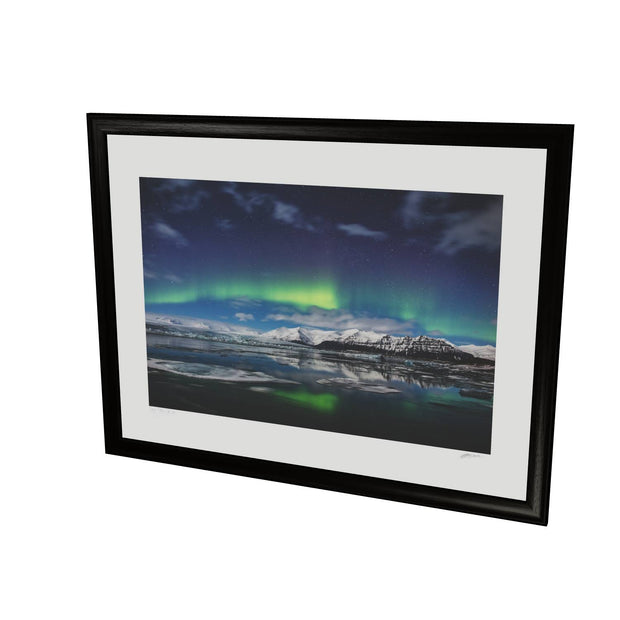 Aurora, Jökulsárlón Glacier Lagoon, Iceland